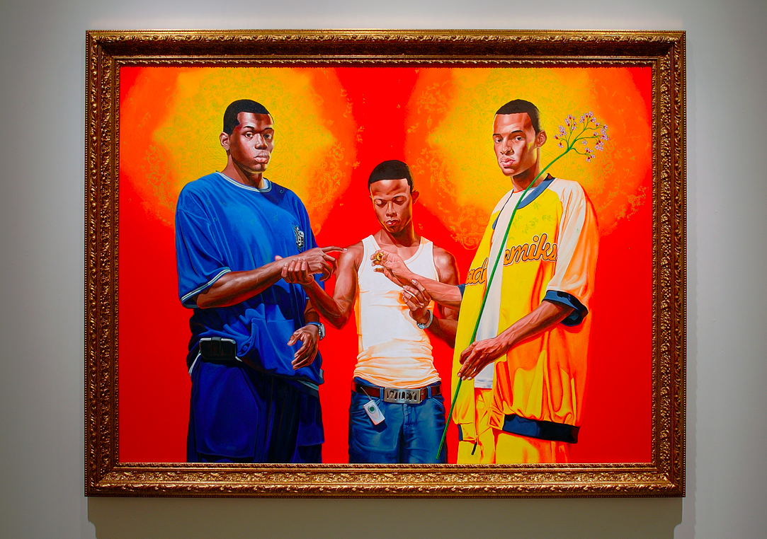 Kehinde Wiley The Marriage of the Virgin , 2005 oil on canvas 7 x 9 feet