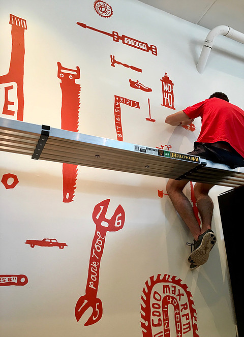 Michon Weeks Wd-40 site-specific installation