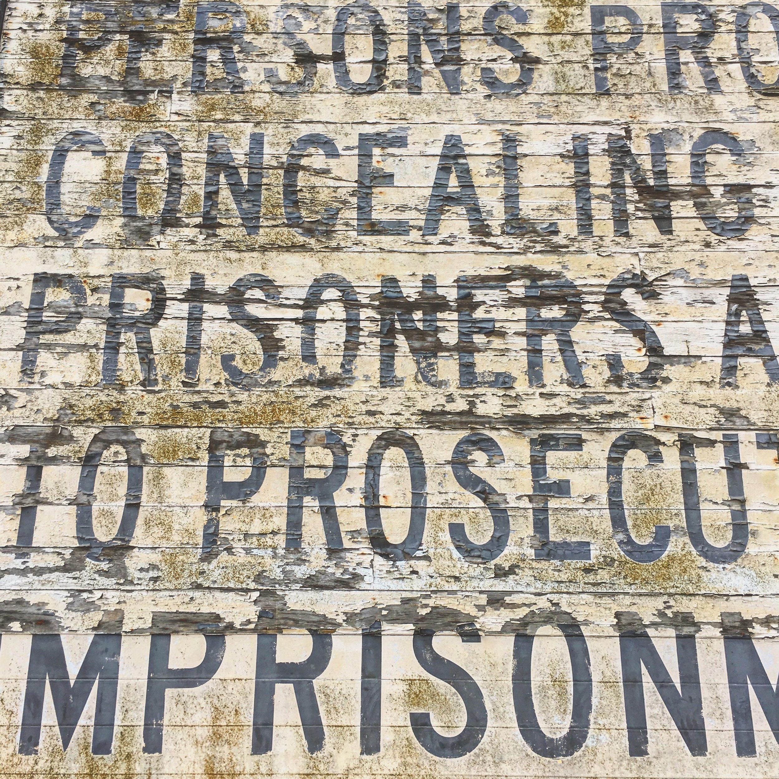One of my favourite pass times.

Taking photos of old ghost signs.

This one a few years back on Alcatraz (tourist not convict)

#signspotting #london #ghostsigns #alkatraz #signage #wayfinding #sanfrancisco #inspiration #handpainted #lettering #inst