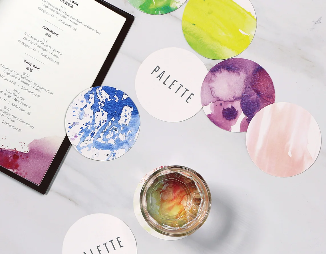 Palette_Drink menu&coaster.jpg