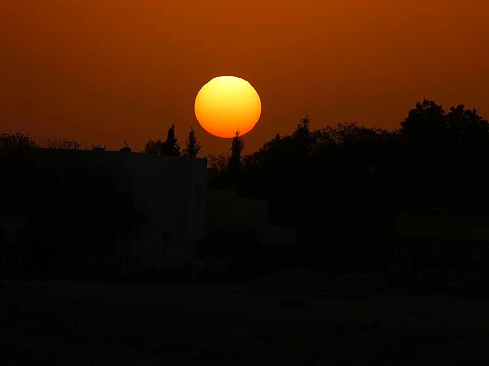 Full moon, Sde Boker, Negev desert