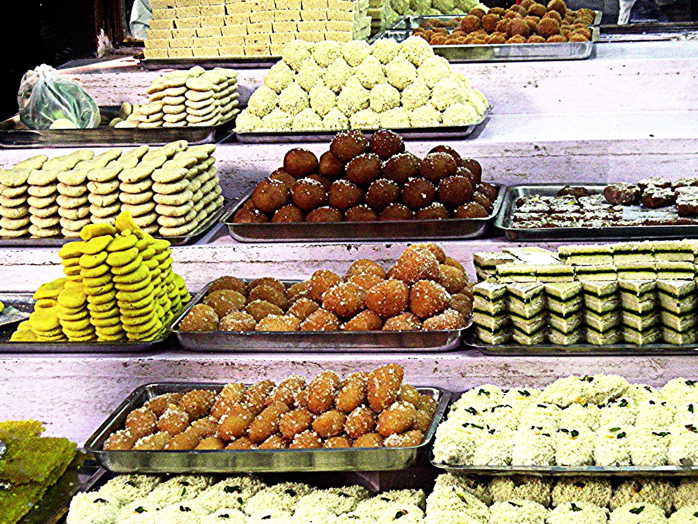 Array of sweets, Varanasi