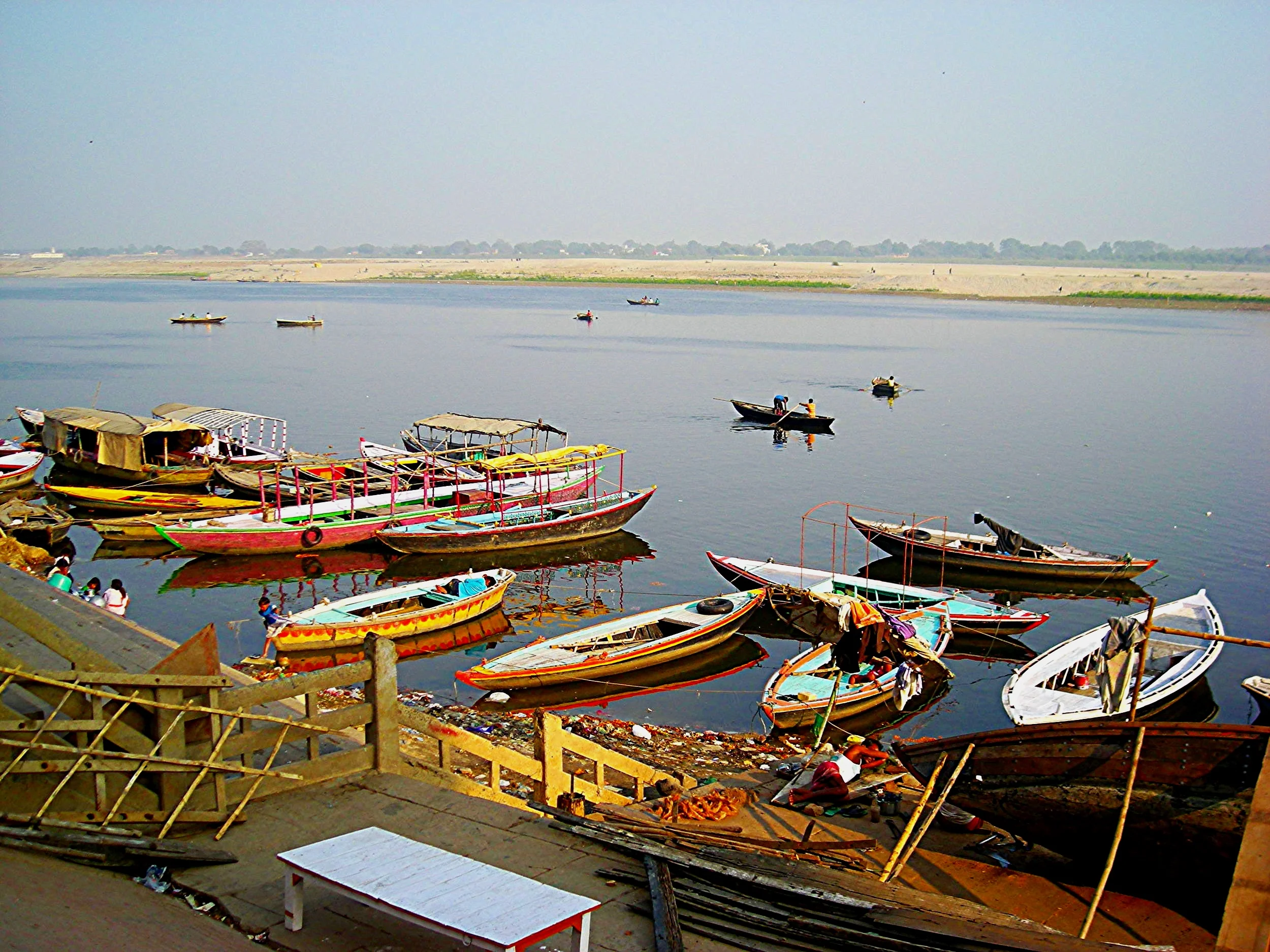 Boats on the Ganges, Varanasi