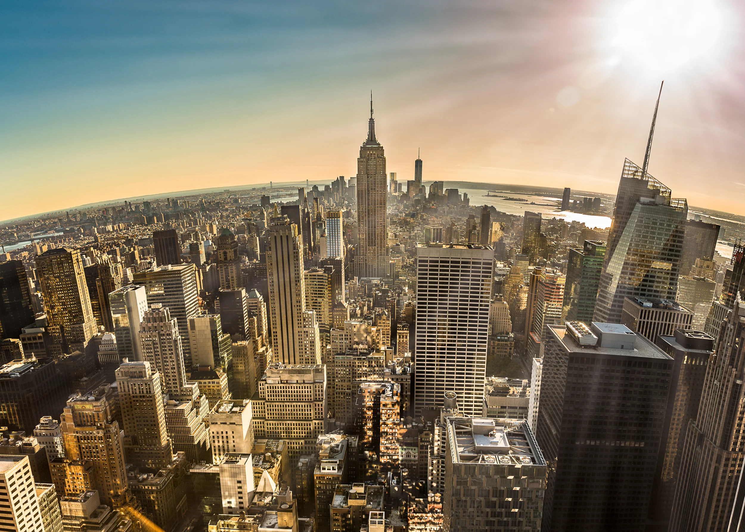 Manhattan Catching Rays
