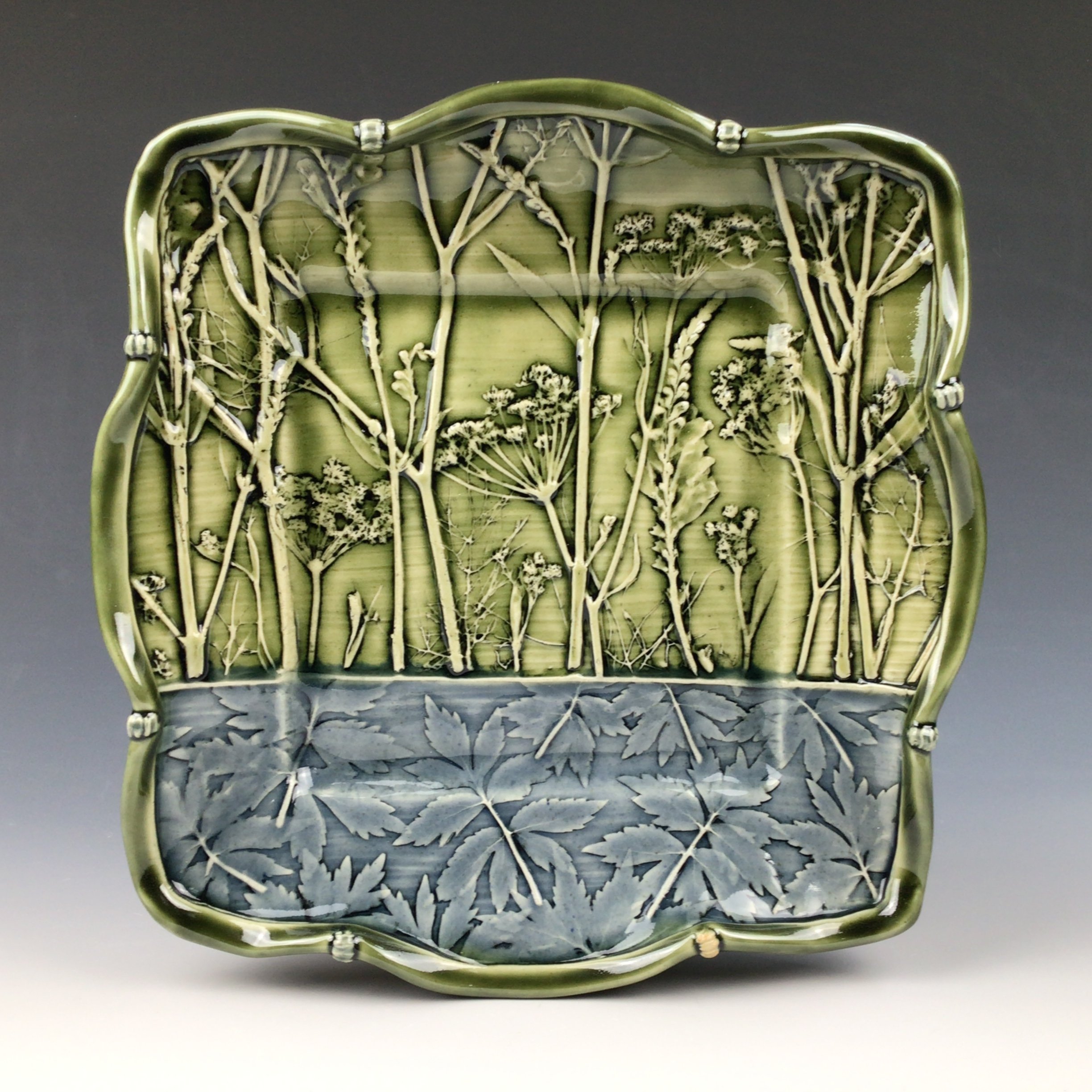 Bronze Fennel 10” Platter /l