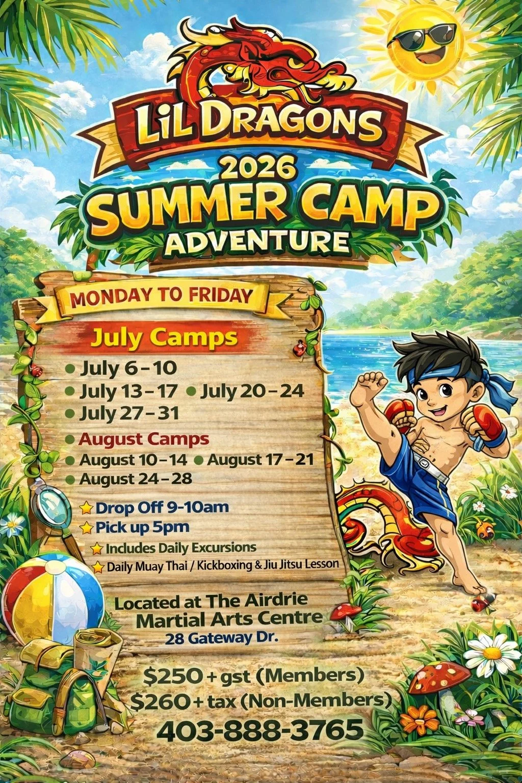 Summer camp 2026 poster