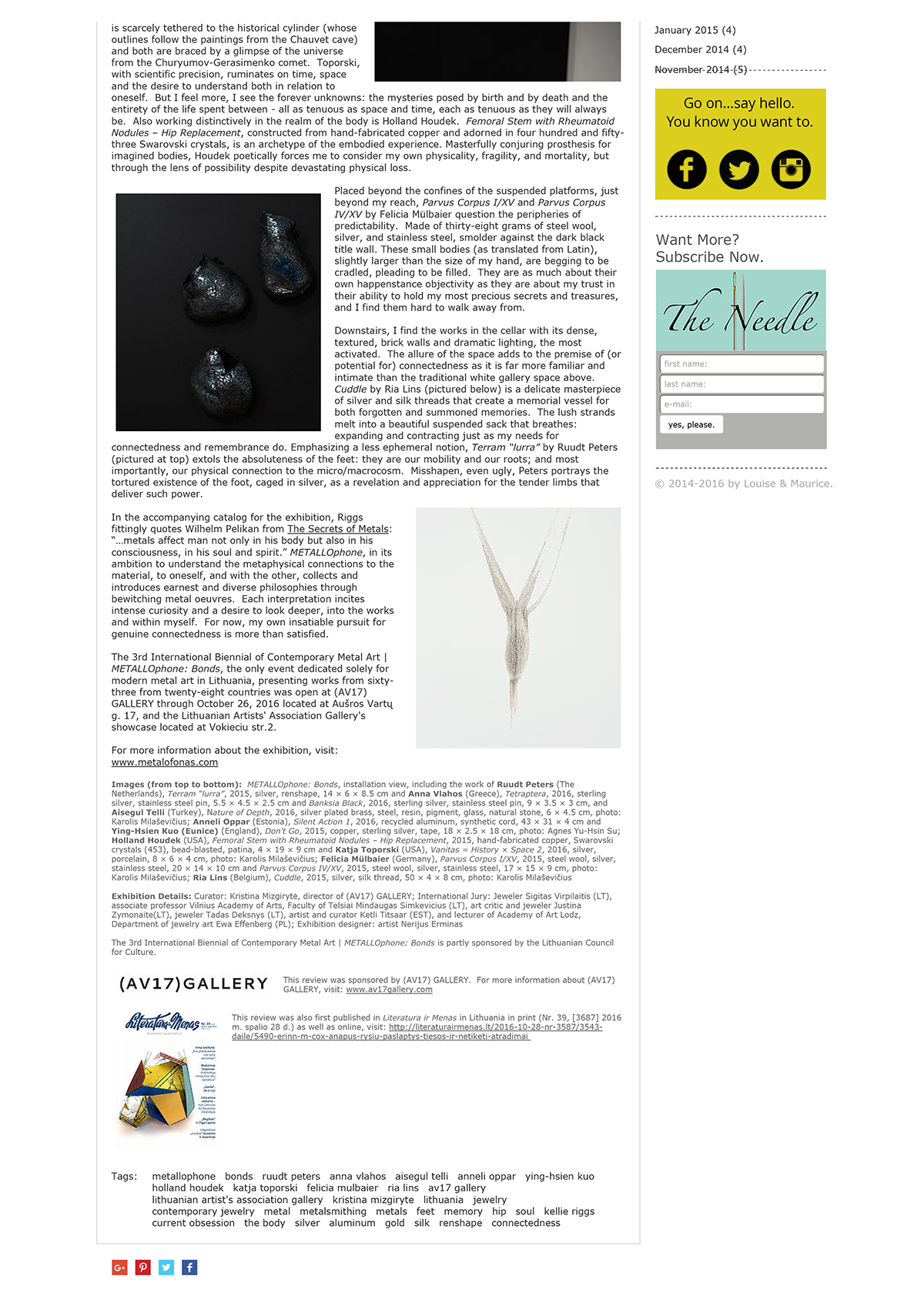 REVIEW _ The 3rd International Biennial of Contemporary Metal Art _ METALLOphone_ Bonds _ Louise & Maurice-2.jpg