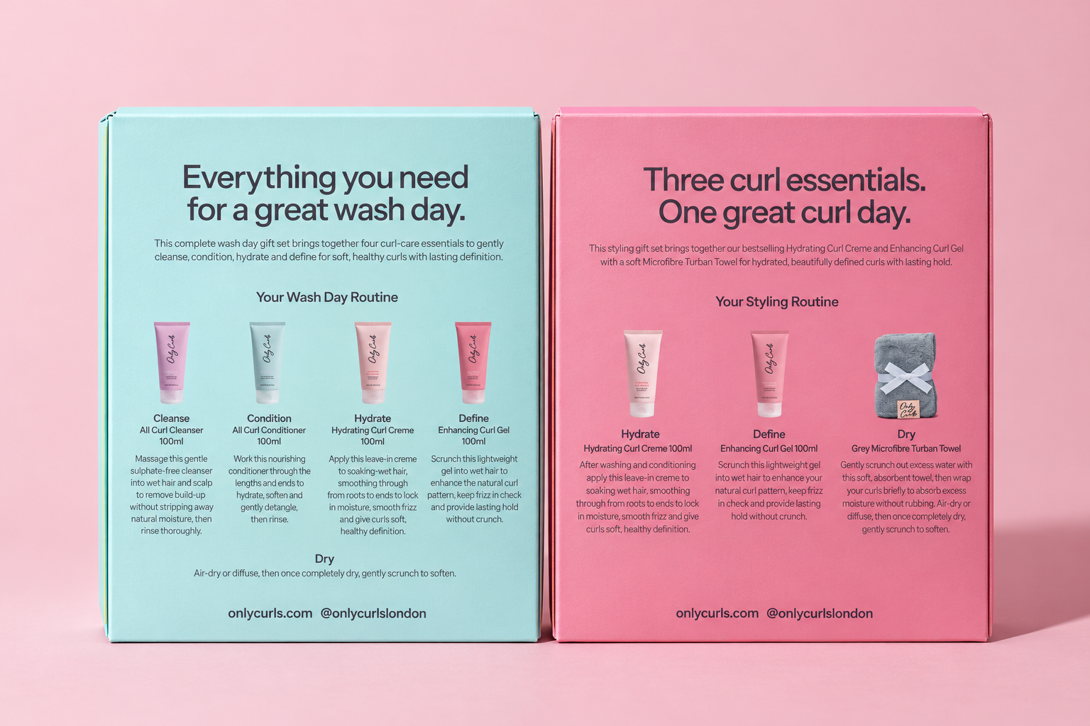 Two curl-care cartons, back panel routines-5.png