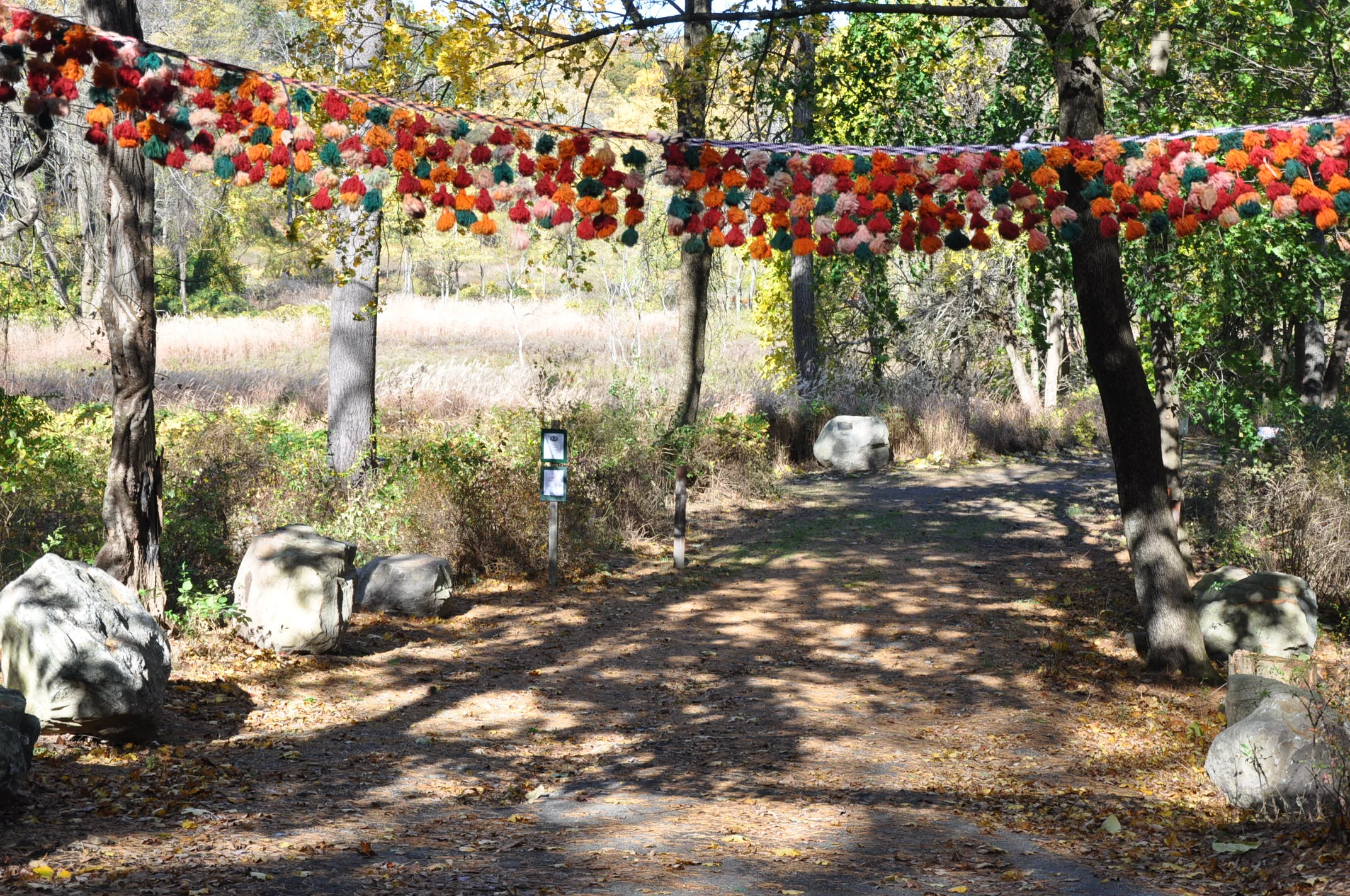 Entrance to the Ceremony site.