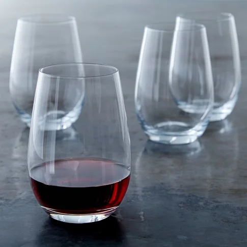 Stemless Red Wine Glass - $7