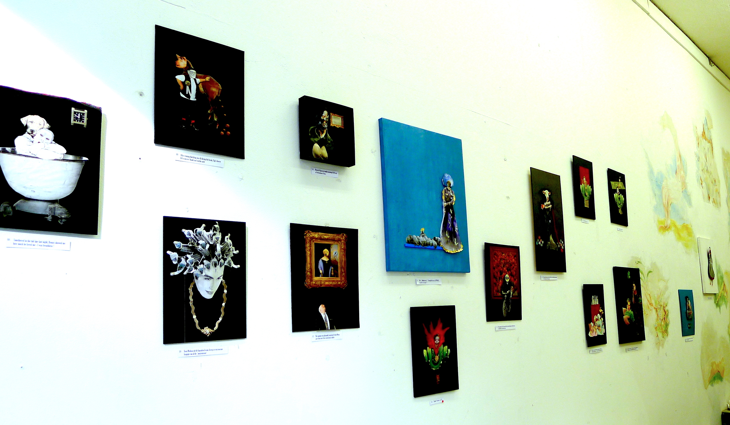 A wall full of funny.