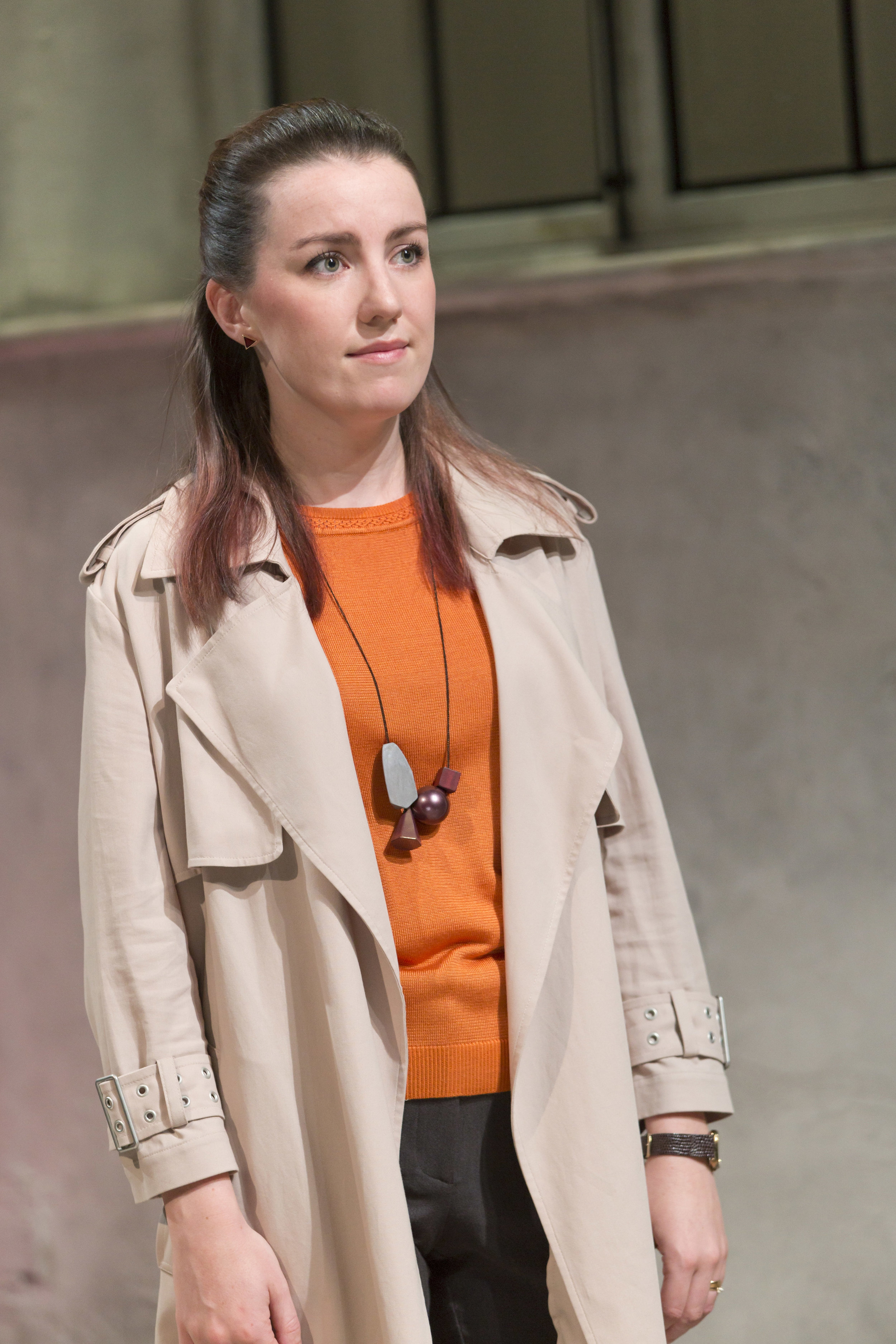 Clare Monnelly in Druid's production of Furniture by Sonya Kelly. Image Stephen Cummiskey.jpg