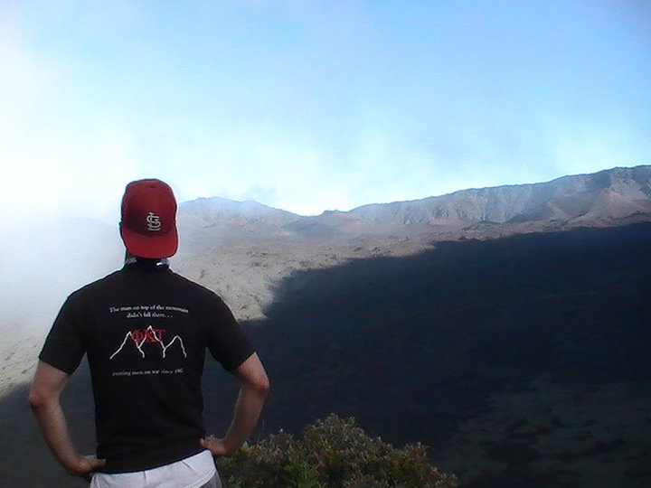 Atop Haleakala Crater in Summer 2010