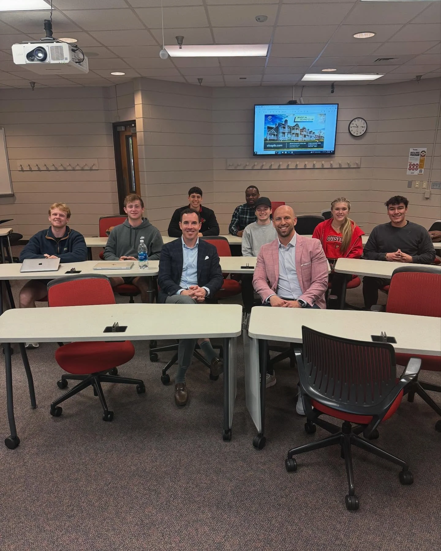 Spoke to the University of Louisville&rsquo;s Real Estate Finance &amp; Investments class yesterday  with my business partner, Bryan. We shared the highs, lows, and everything in between from our journey in commercial real estate. Grateful for the in