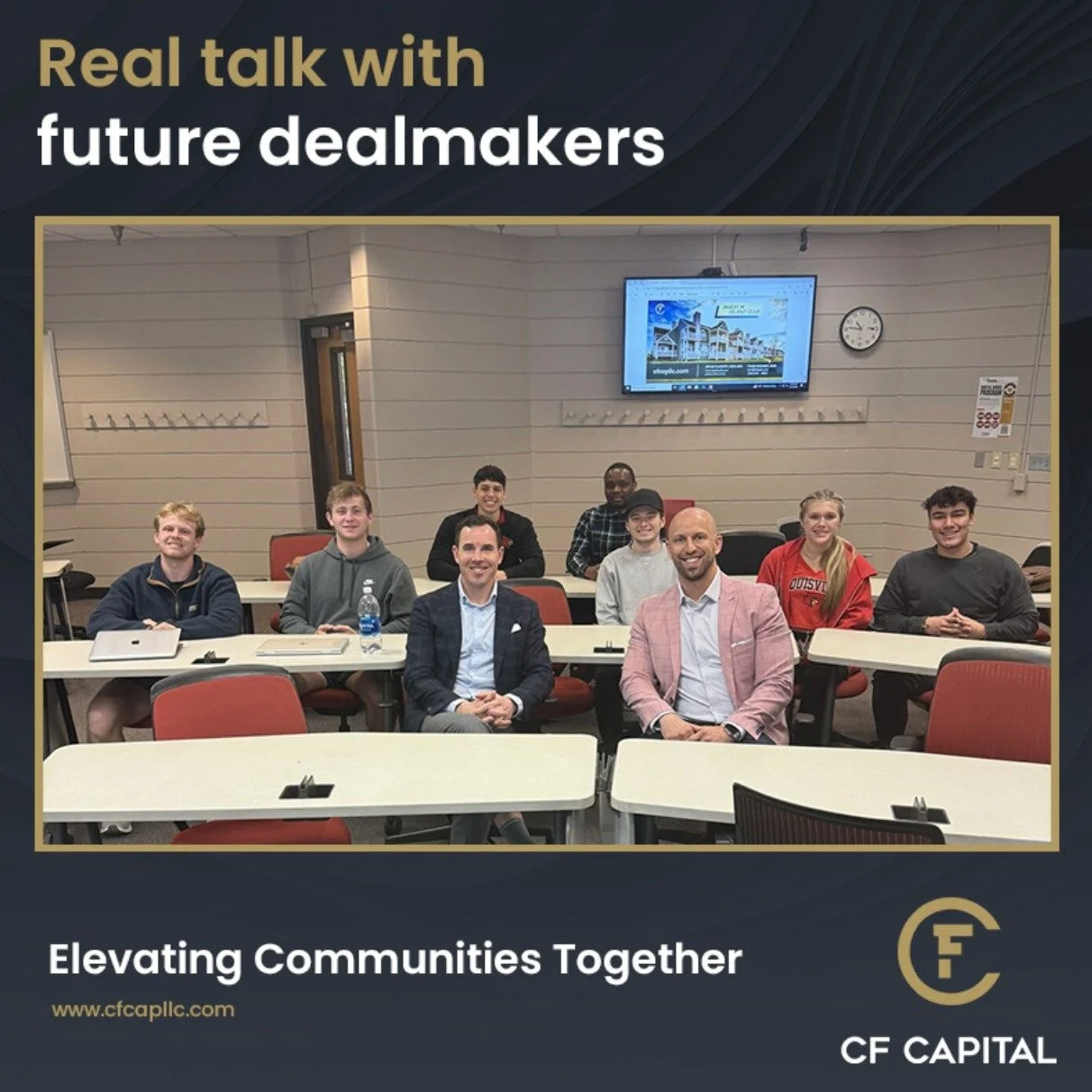 Bryan Flaherty and I hit the classroom last week at the University of Louisville to break down all things commercial real estate investing &mdash; from market trends to the mindset it takes to win.

Big thanks to UofL for letting us hang with such a 