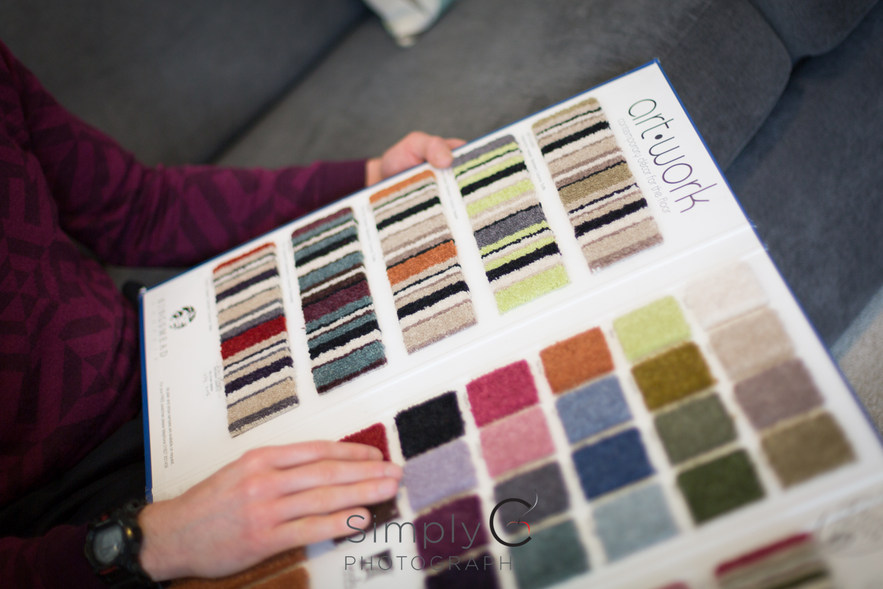 Allow customers to browse our samples in the comfort of their home. 
