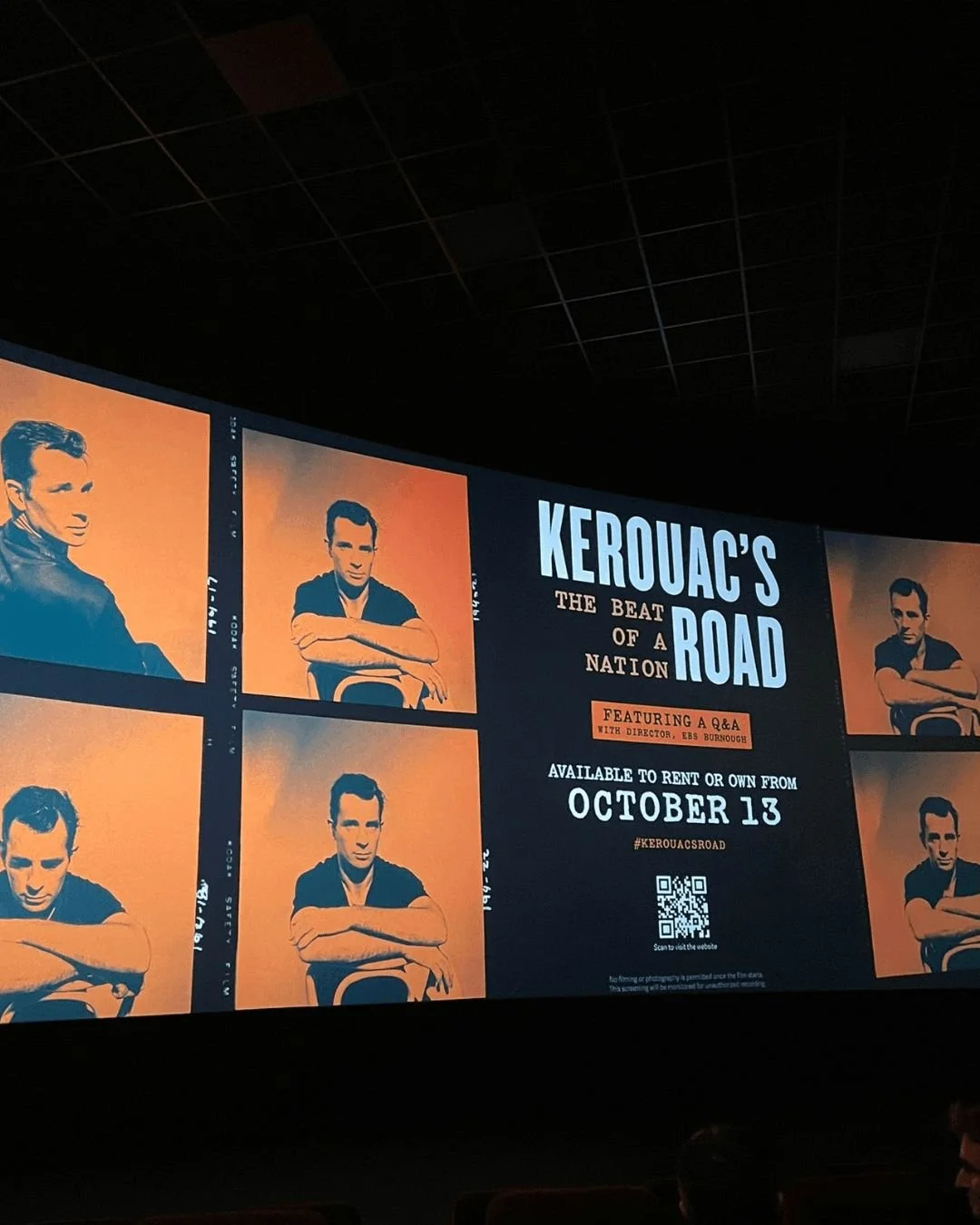 Monday night was one for the books (literally) as we celebrated the UK premiere of Kerouac&rsquo;s Road: The Beat of a Nation, directed by our #AKClient, Ebs Burnough. 🎥✨

A vivid portrait of Jack Kerouac and the enduring cultural legacy of his nove