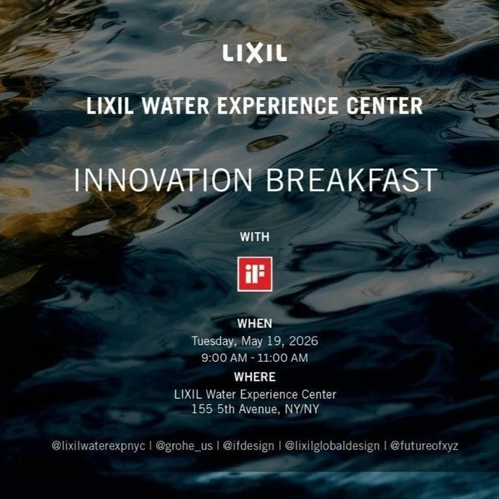 Kick off #nycxdesign with a morning of ideas, exchange, and global perspectives 🥐♻️

#AKClient @ifdesign joins forces with @lixil_official to host an Innovation Breakfast at the LIXIL Water Experience Center, bringing together leaders across archite