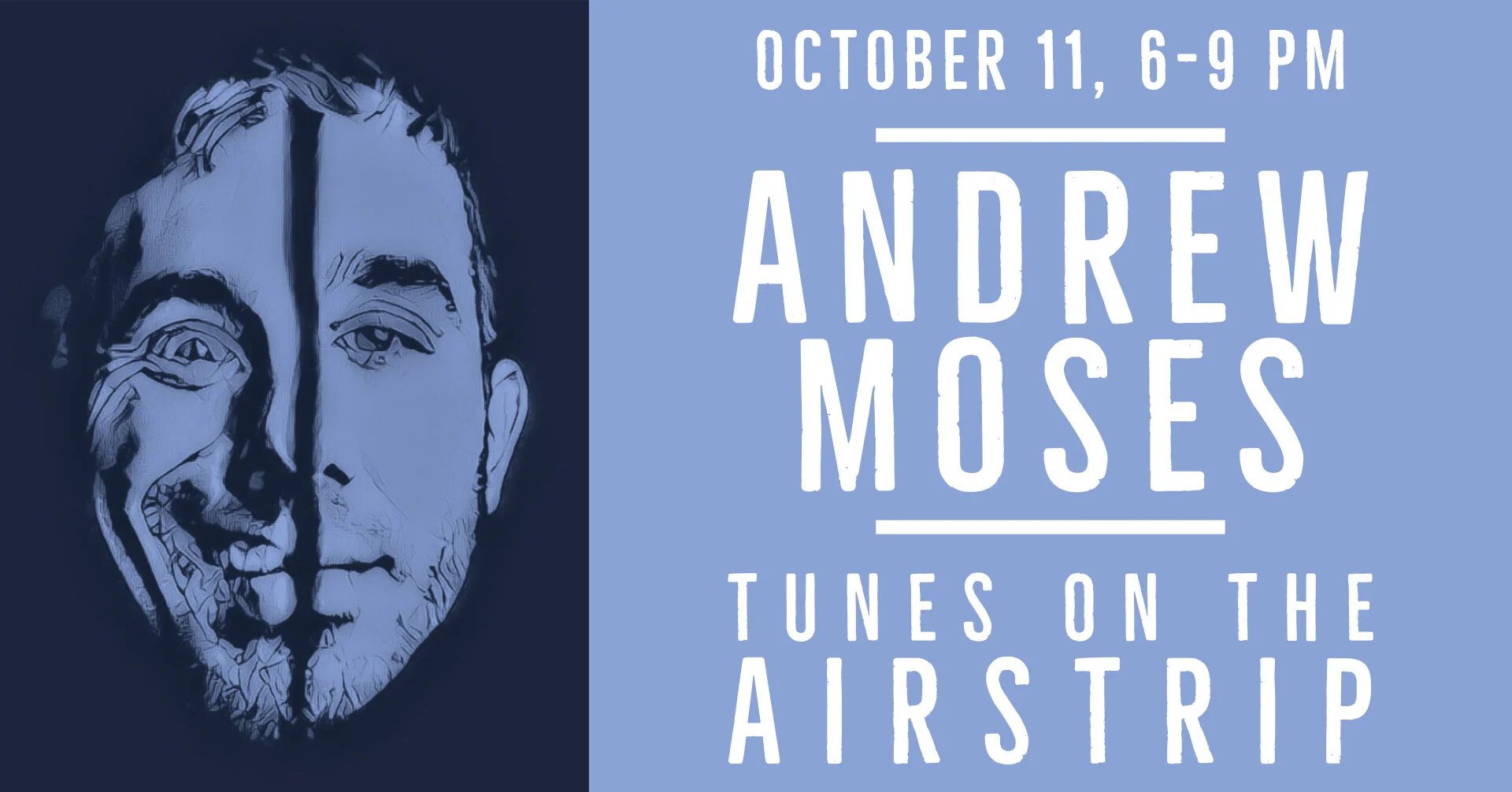 Andrew Moses plays Silverback from 6-9 p.m. October 11! Enjoy $3 off full-size cocktails during happy hour from 6-8 p.m.! Excludes smoked cocktails.