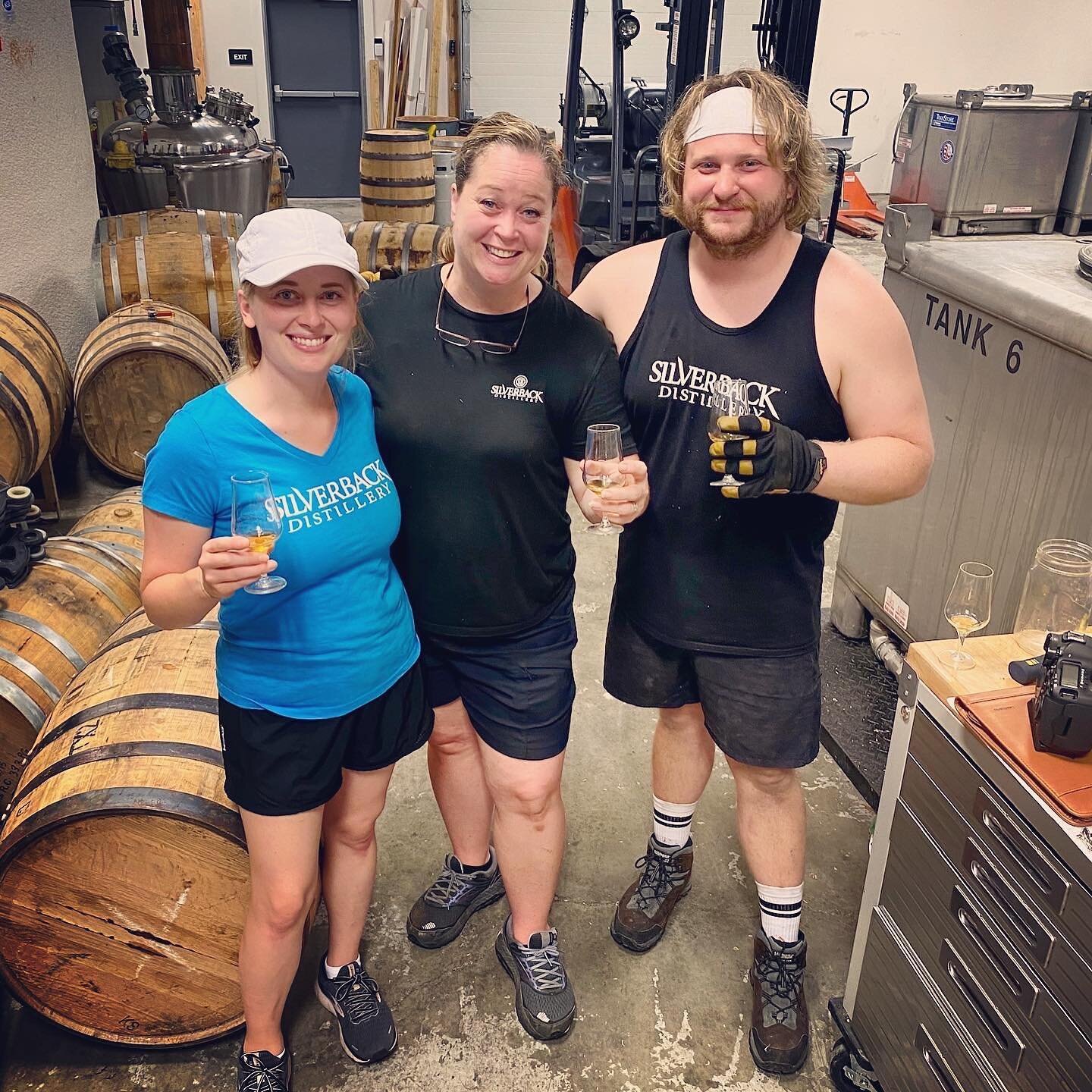 Our latest release, the Blackback 4-Grain Straight Bourbon Blend was such a fun and exciting process for the Silverback Troop! ⁠⁠
⁠⁠
Tasting is a major part of any whiskey release, but blending is especially important. Master Distiller, Christine &qu