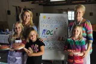 Rock Girl summer camp cookery school