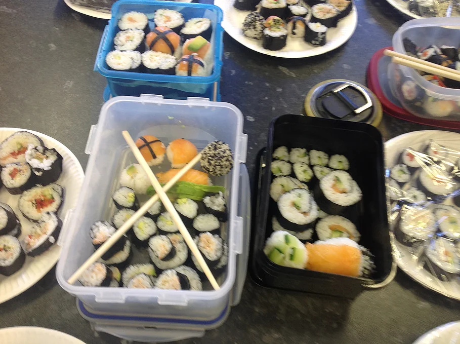 GCSE Food sushi lesson