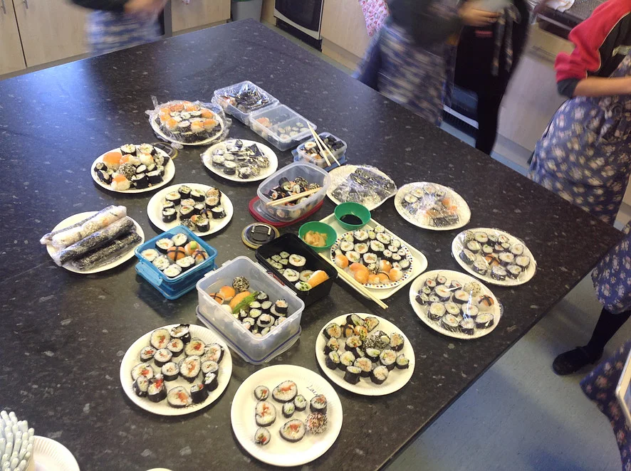 GCSE Food sushi lesson