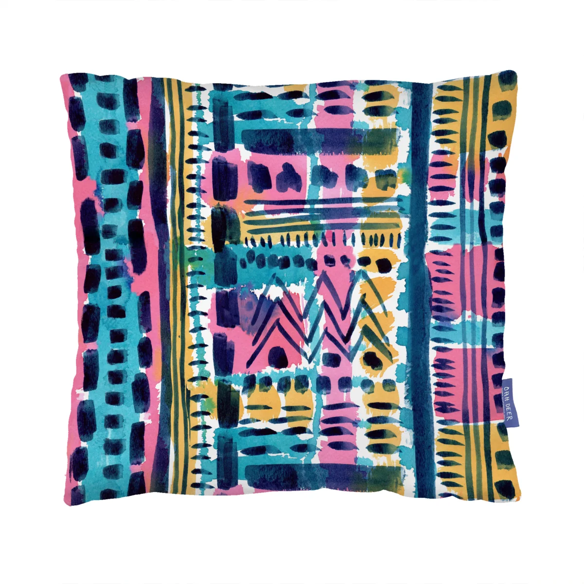 Brushstroke Geo cushion