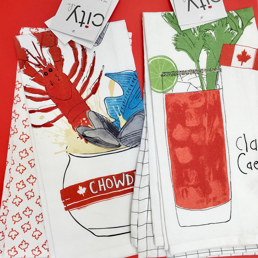 2 pack tea towels available at HomeSense stores nationwide