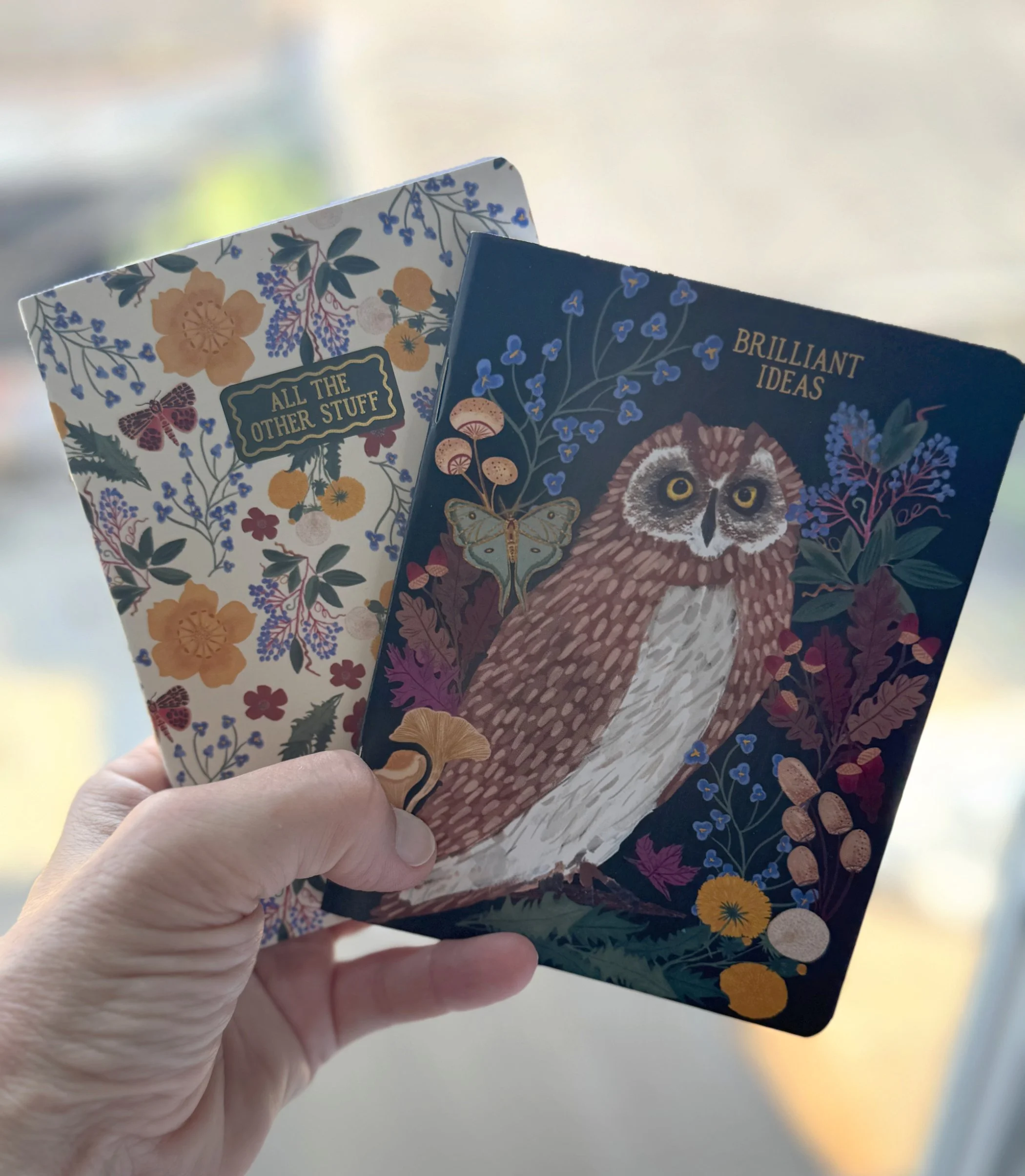 OWL_WOODLAND_MINI_NOTEBOOK_SET_BRIGHTLIMELIGHT_STUDIO_2.jpg