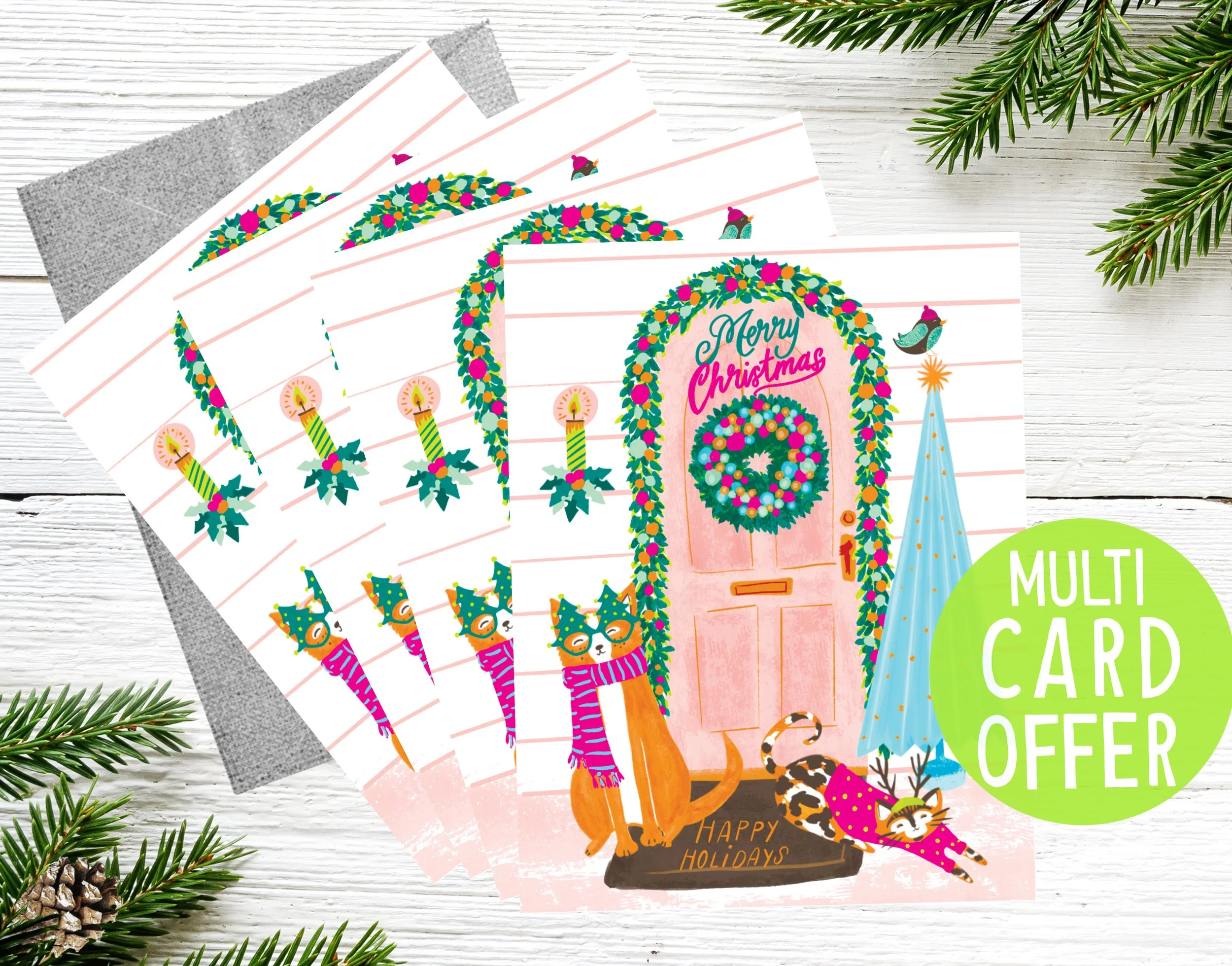 CAT_DOG_FESTIVE_DOOR_A2_CHRISTMAS_CARD_ETSY_5.jpg