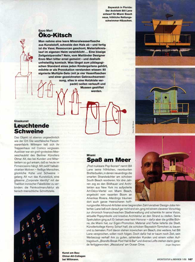 ARCHITEKUR &amp; WOHNEN, JANUARY 1996