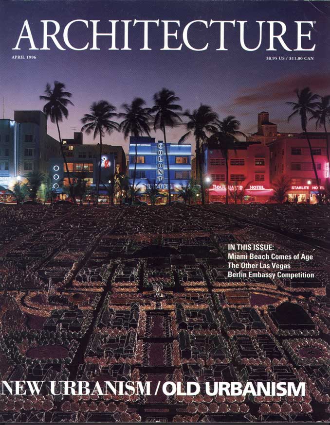 ARCHITECTURE, APRIL 1996