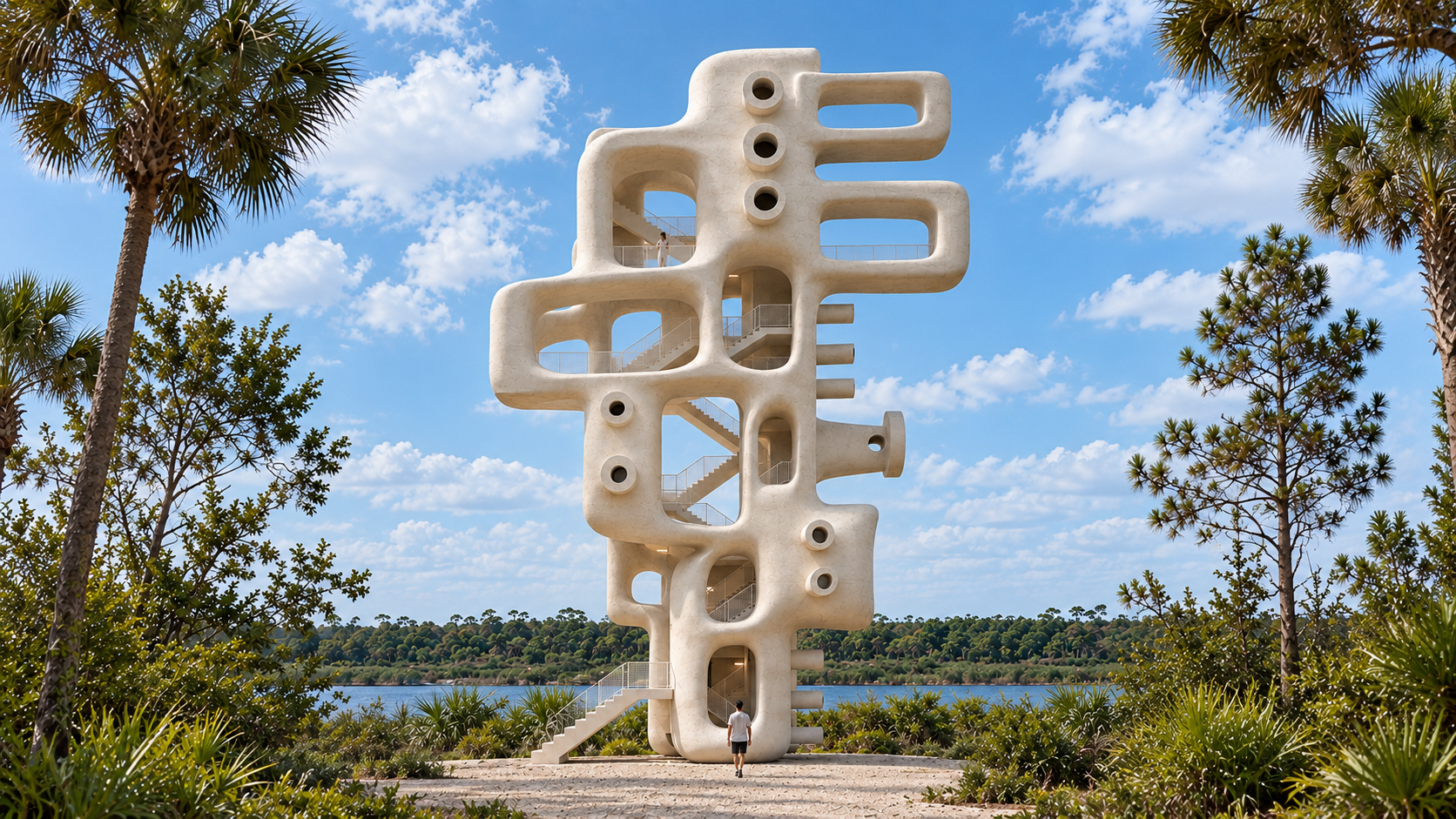 Futuristic Tower by the Water.png