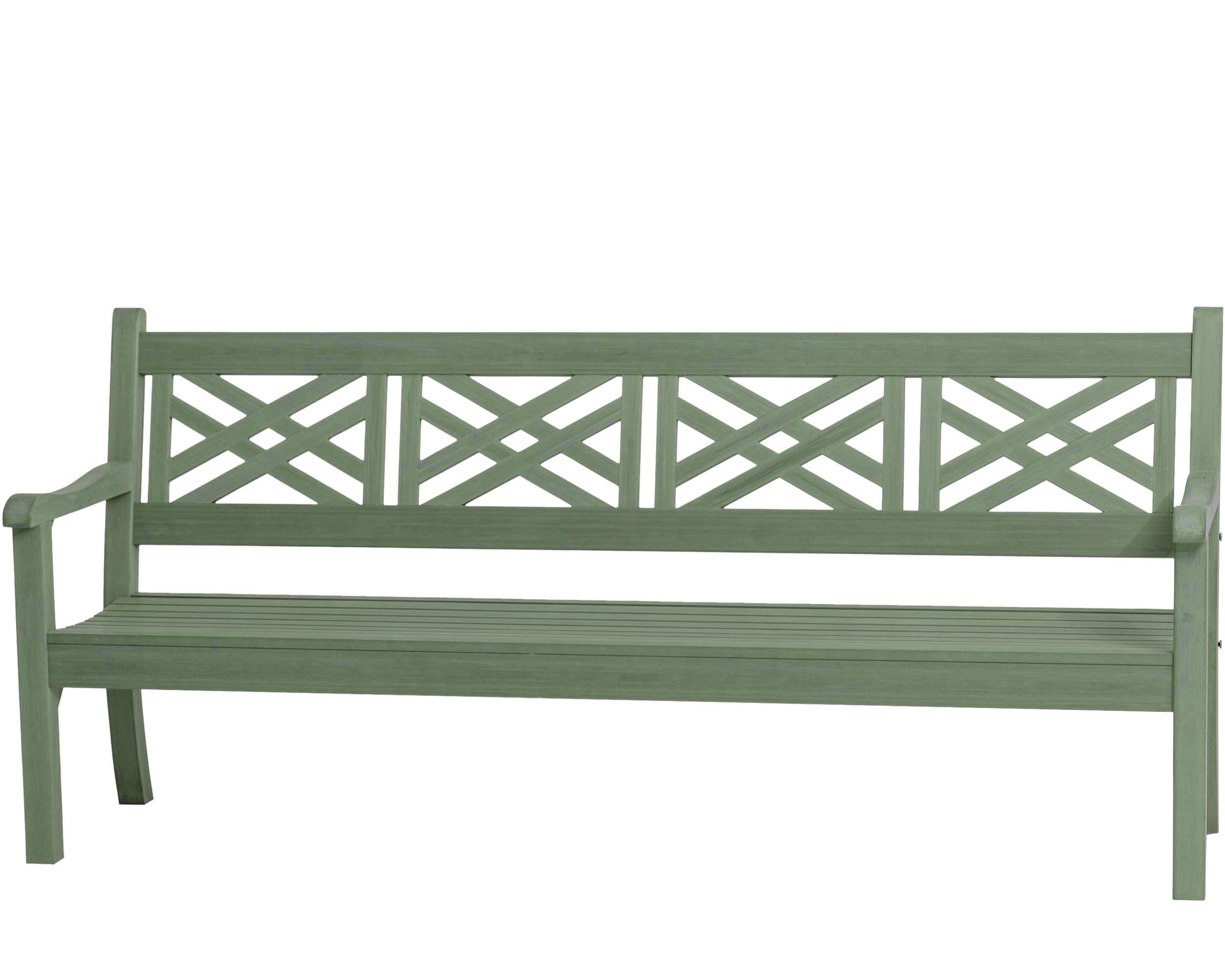Speyside 4 Seater Bench no cushion-green.png