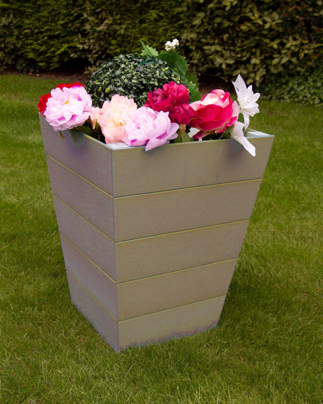 We also offer a range of planters!

Available in Stone Grey, Duck Egg Green, Powder Blue &amp; New Teak

&bull; Weather resistant
&bull; No treatment required
&bull; Easy to assemble
&bull; UV resistant
&bull; Wipe clean
&bull; Natural grain effect
&