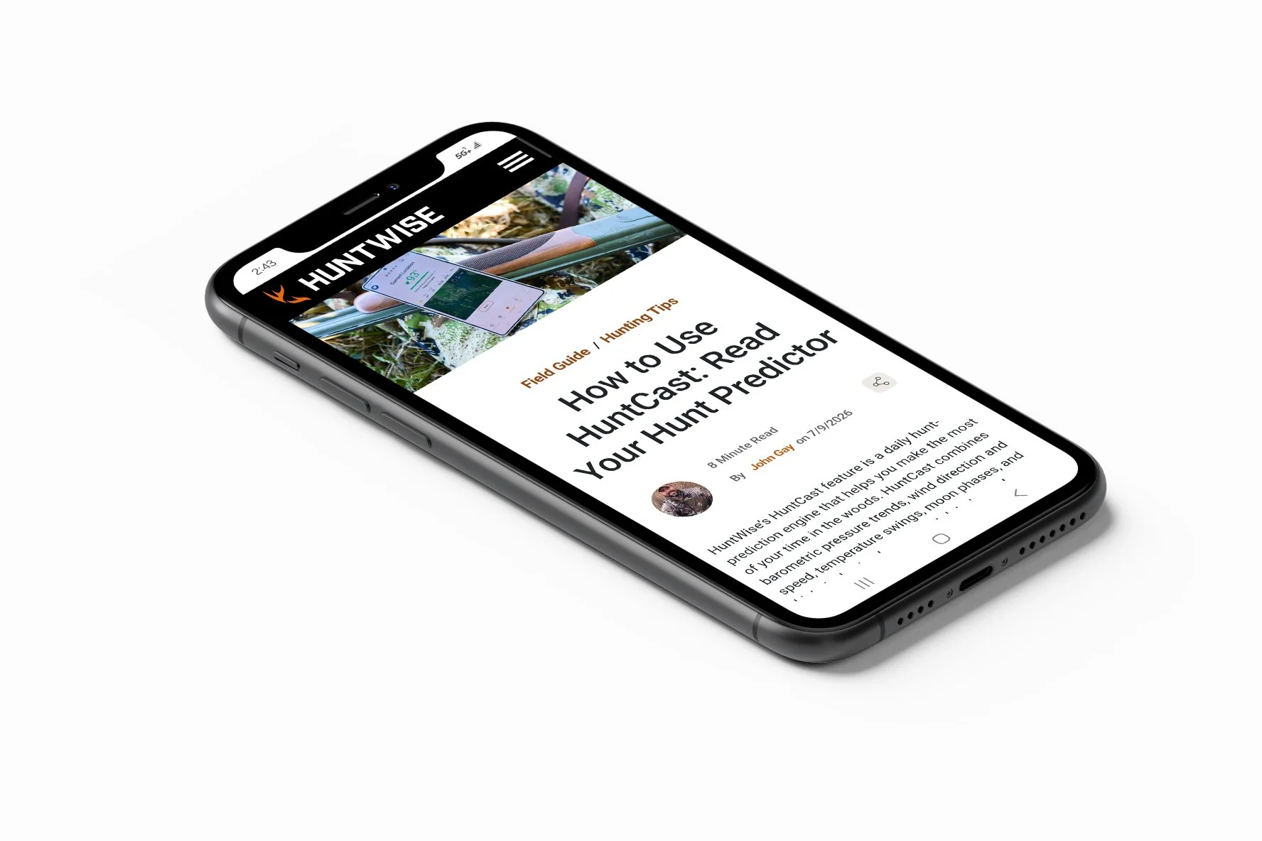 How to Use HuntCast: Read Your Hunt Predictor