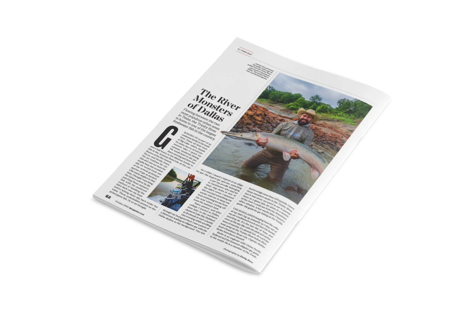 Fishing for Alligator Gar, the River Monsters of Dallas
