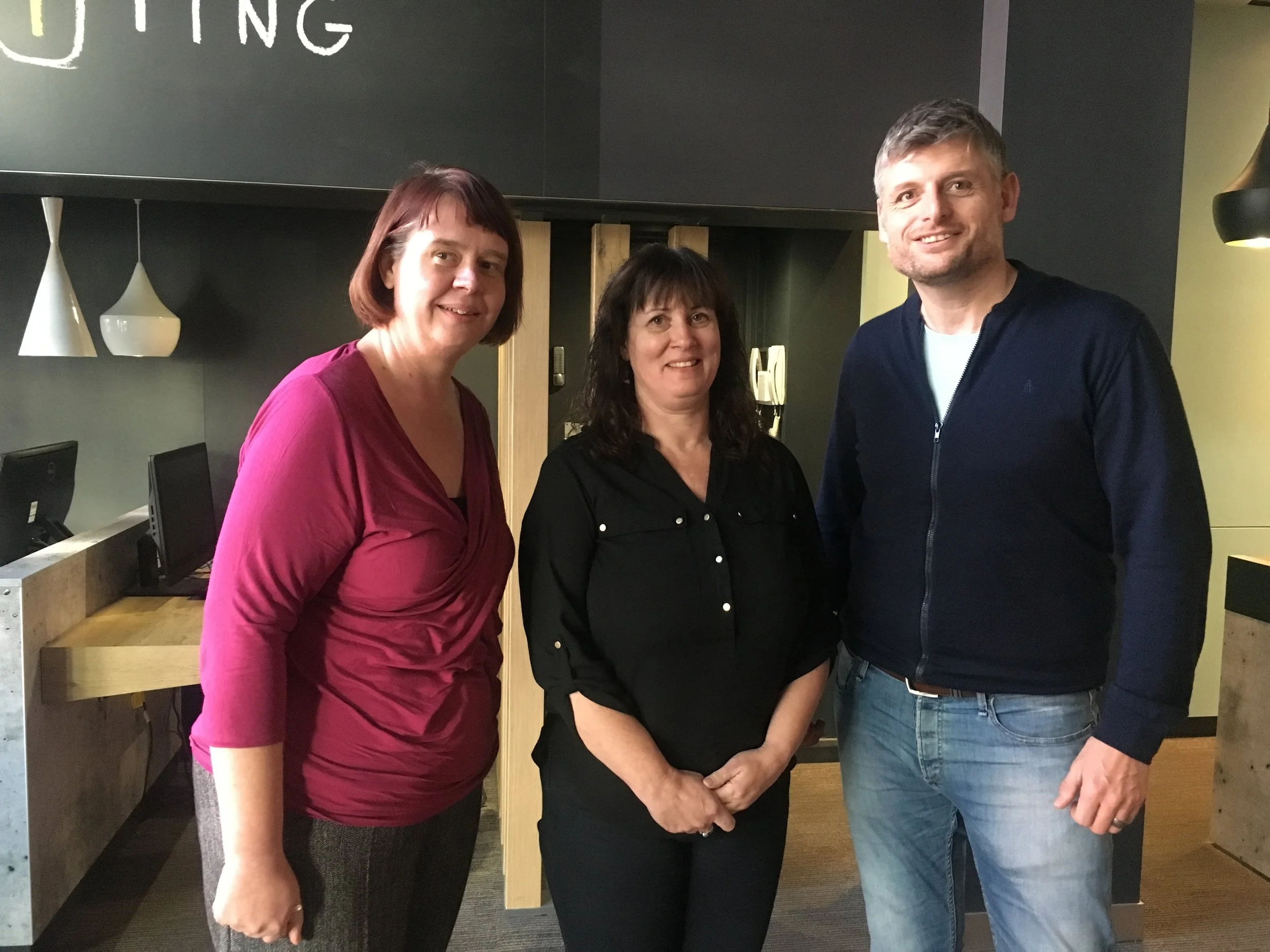 Emma Nelson (Registered Care Manager), Debra Eason (Principal), Ian Thorsteinsson (Regional Manager - Children's Services)