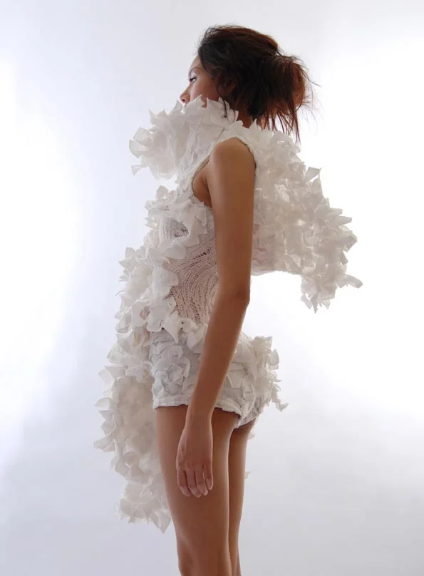 Johan Ku and His Sculpture-Like Knitwear