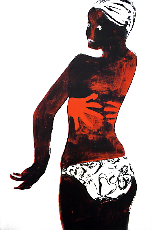 Chrissy Lloyd and her Lithographs