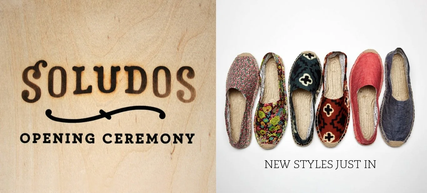 SOLUDOS X OPENING CEREMONY: NEW SUMMER STYLES