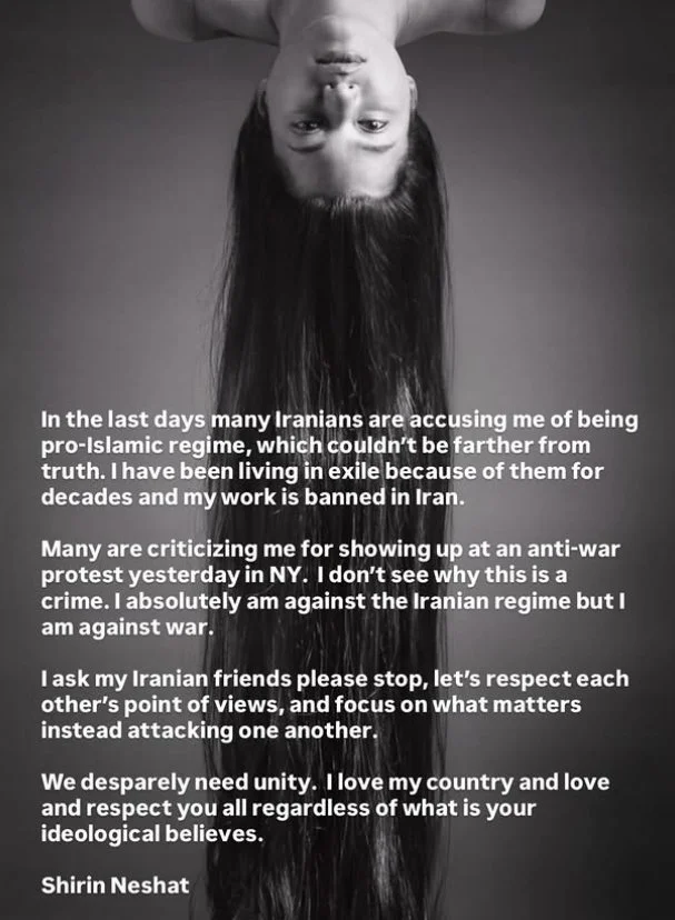 Shirin Neshat Instagram