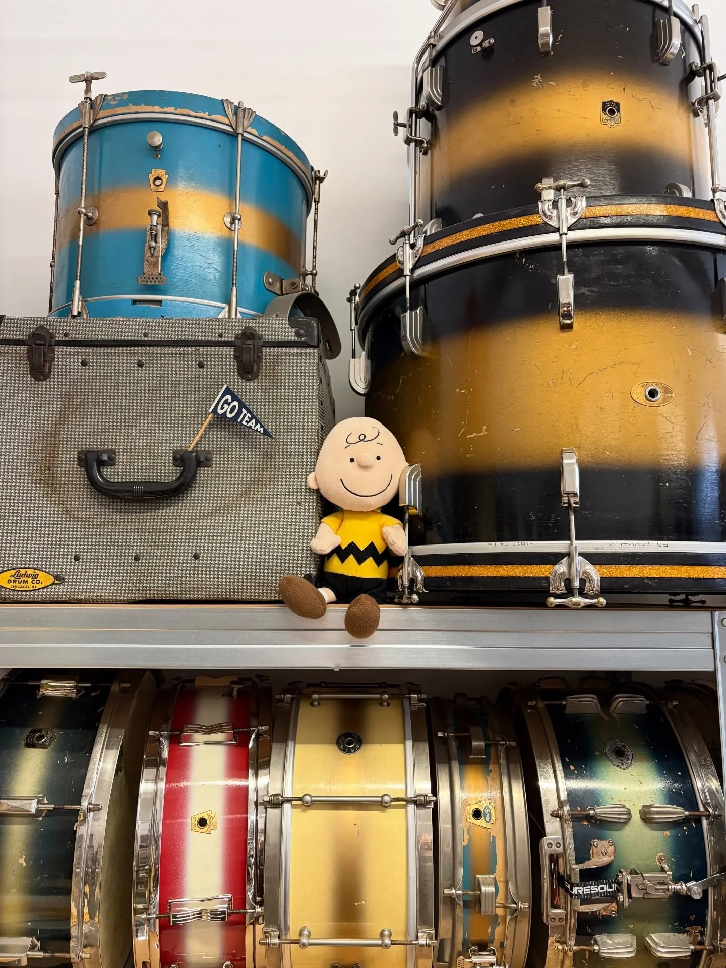 Duco corner at @joecoxdrums HQ