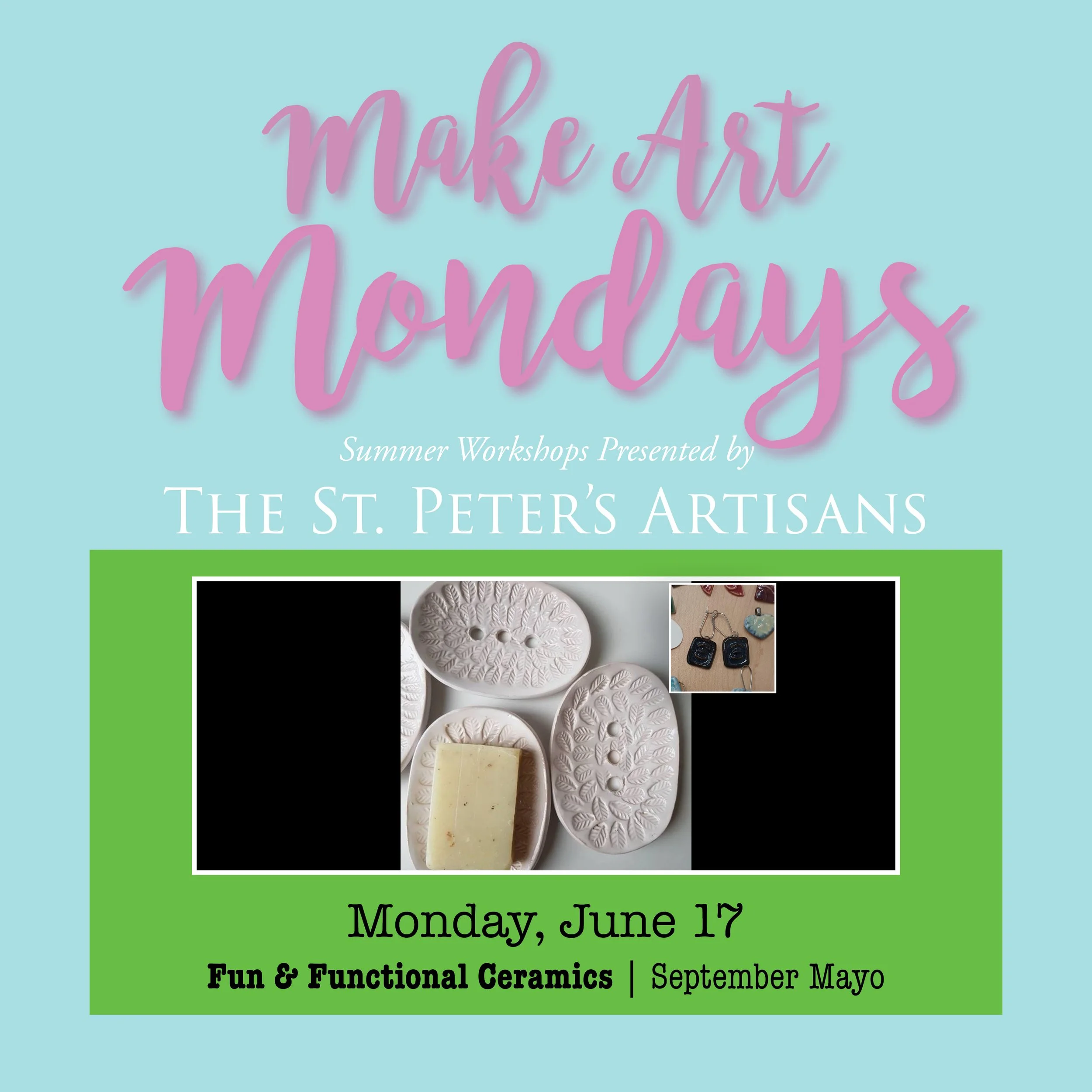 Make Art Monday - Fun and Functional Ceramics