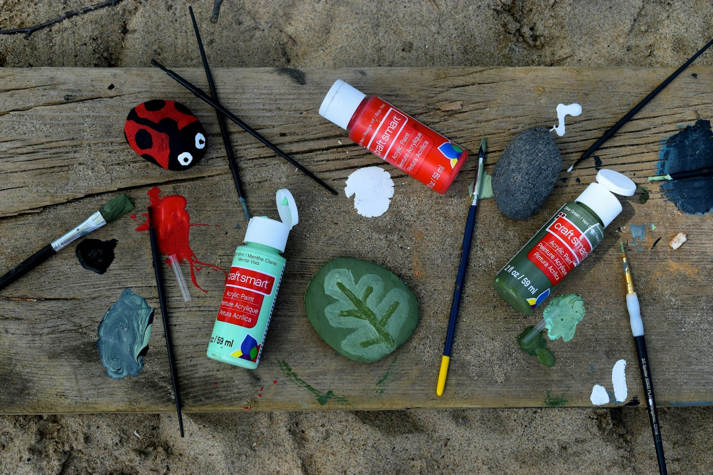 Messy Monday: Rock Painting