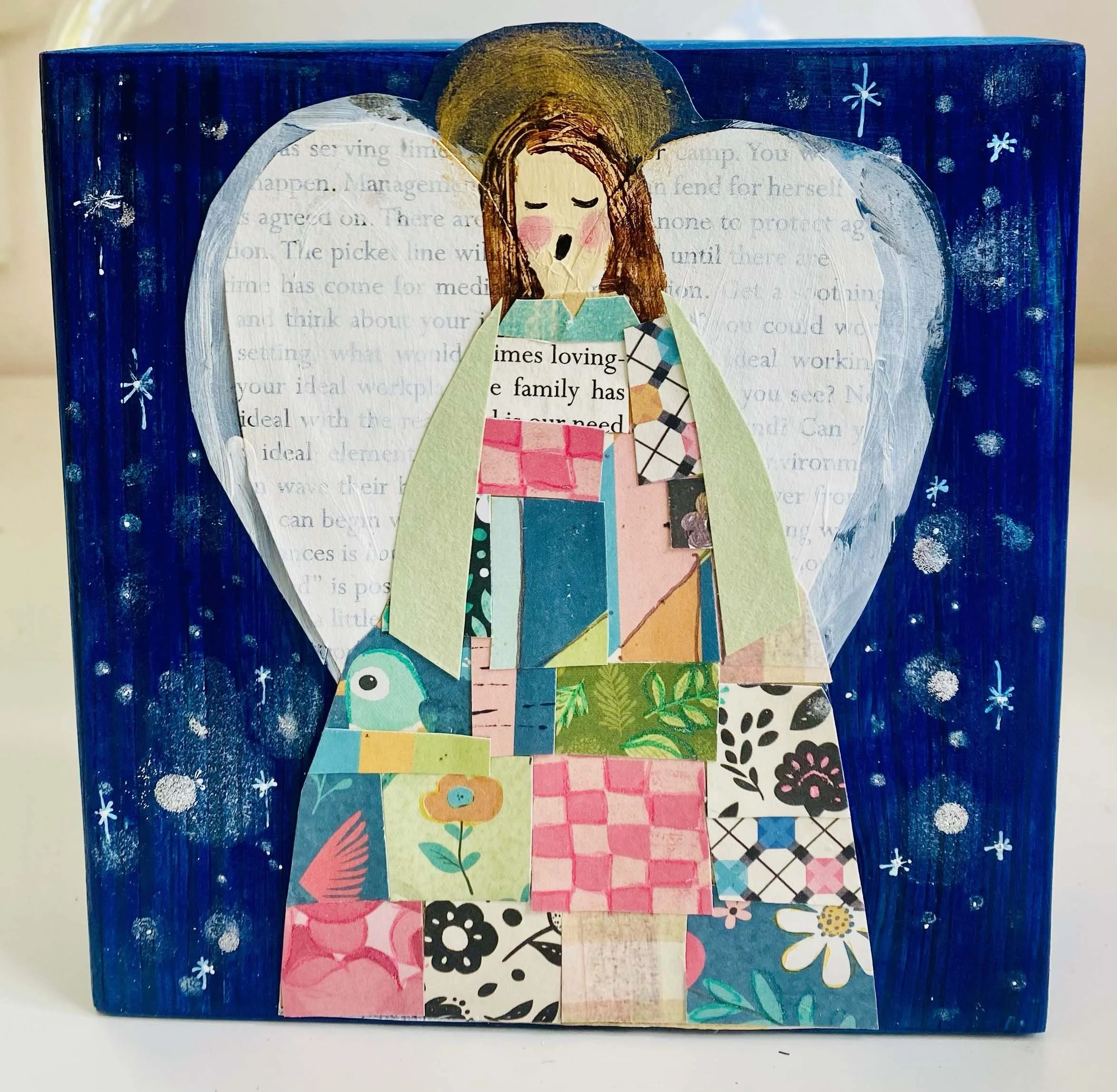 Make Art Monday: Mixed Media Angels