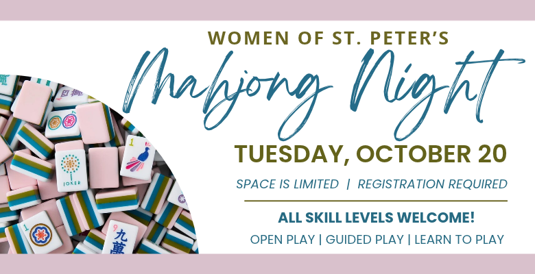 Women of St. Peter's Mahjong Night 