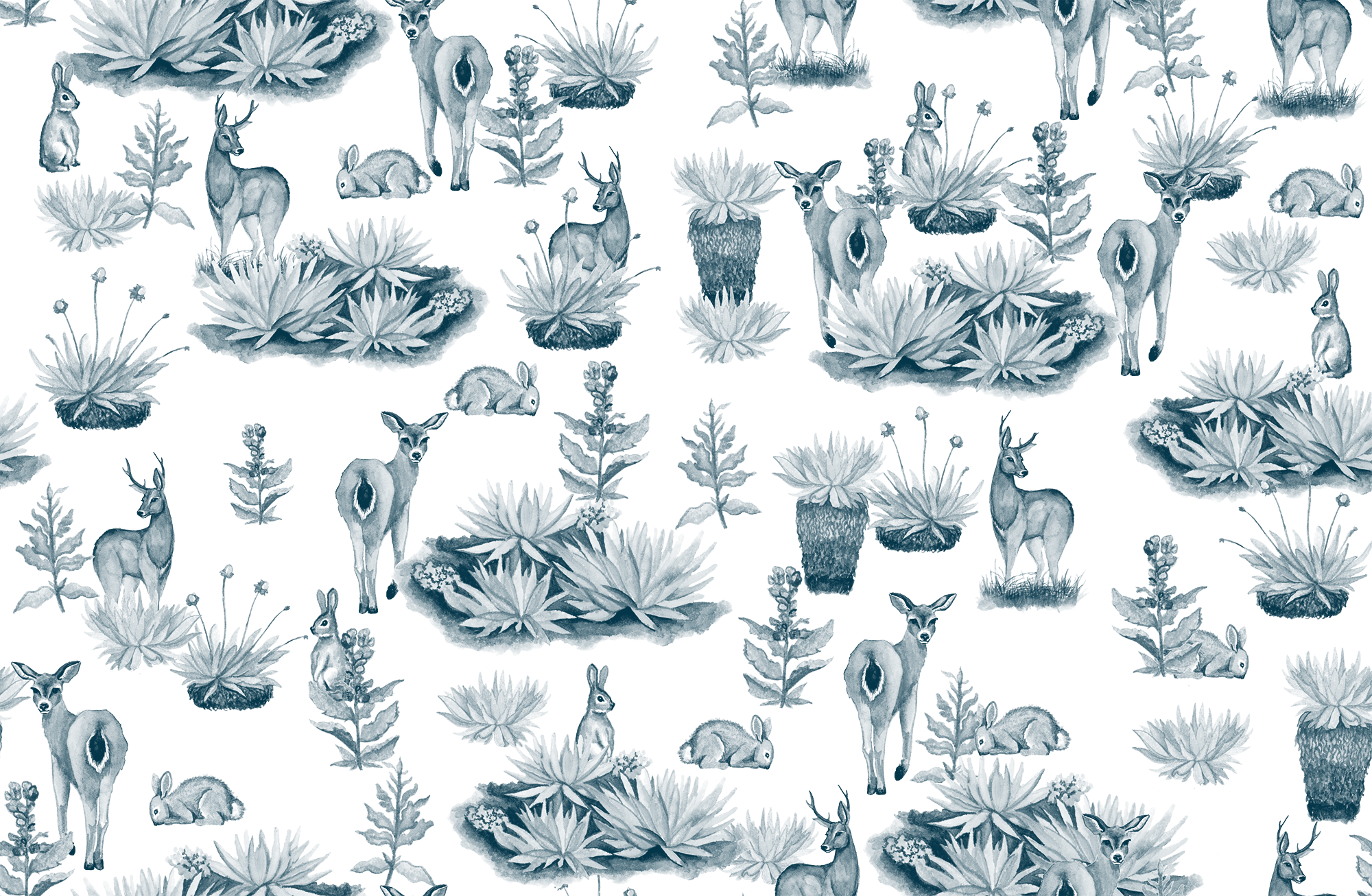 CHINGAZA Inspirado en la biodiversidad de nuestros páramos, este diseño toma como referencia las toiles holandesas para hacer una narrativa bucólica de uno de los paisajes más emblemáticos de nuestro país.