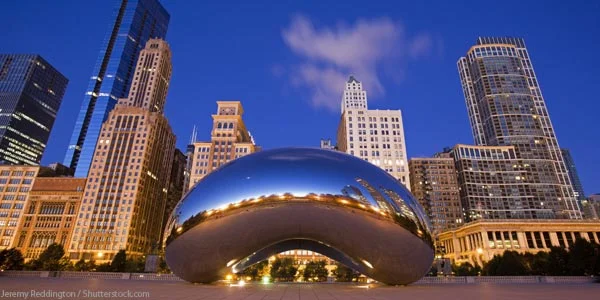 "The Bean". Image from TheChicagoTraveler.com